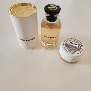 Louis Vuitton Cœur Battant Perfume with Black and Gold Accents-.34 ounces